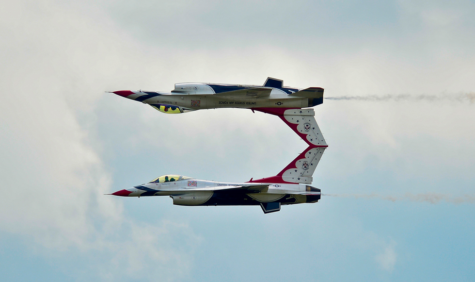 Αεροπορική επίδειξη από F16