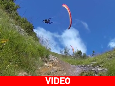 Απίστευτη ελεύθερη πτώση με wing suit