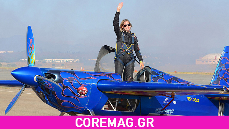 Η βραβευμένη πιλότος στο Athens Flying Week