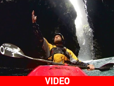 Διασχίζοντας καταρράκτες με Kayak