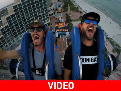 Ken Block και Bucky Lasek στο λούνα παρκ