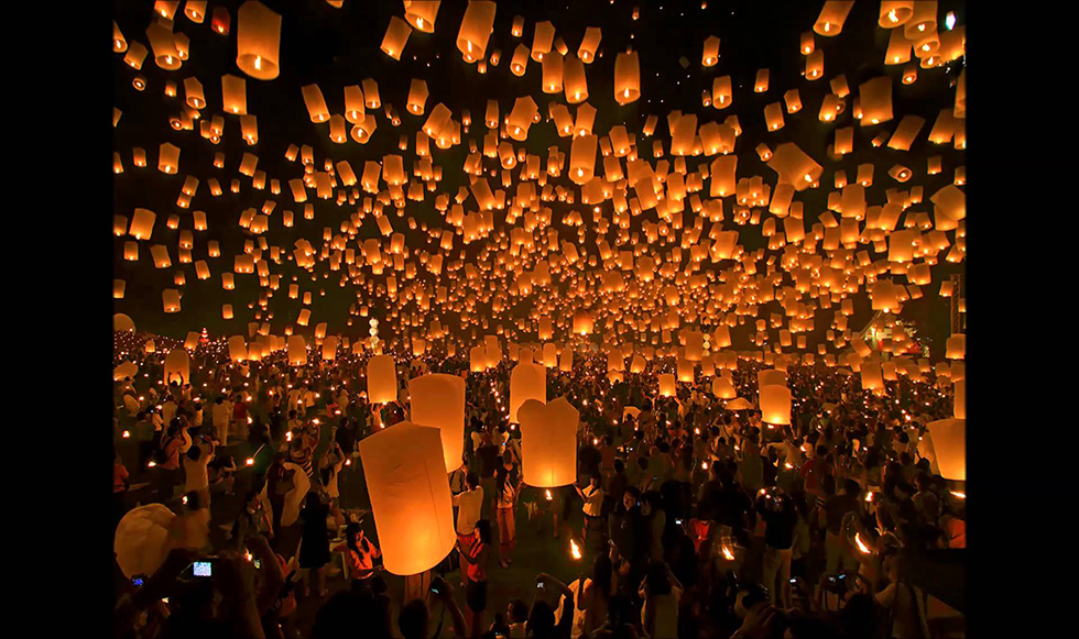 Φωτεινό πέπλο πάνω από την Ταϊβάν