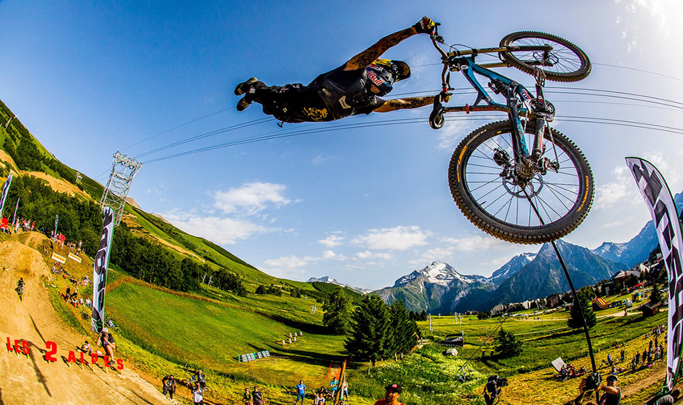 Ο Andreu Lacondeguy στο Crankworx 2014