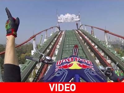 Trials με μηχανή σε Roller Coaster