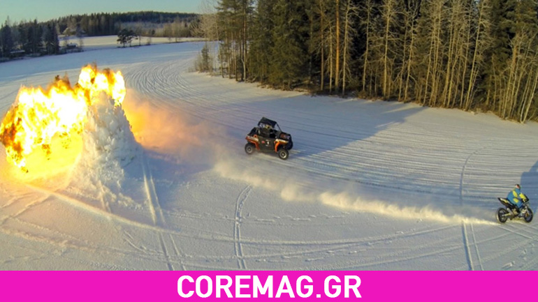 GoPro: Drift στα χιόνια