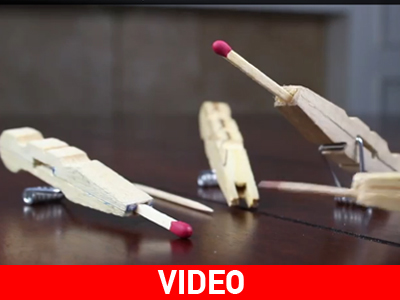 Πως ένα μανταλάκι μπορεί μετατραπεί σε ένα μικρό όπλο