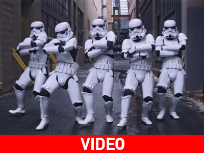 Λείπει ο Darth Vader, χορεύουν οι stormtroopers!