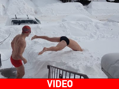 Κολύμβηση στο χιόνι