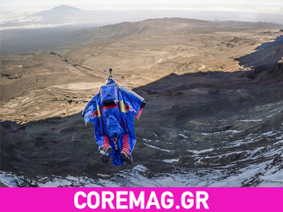 Ιστορικό BASE Jump από το βουνό Κιλιμάντζαρο
