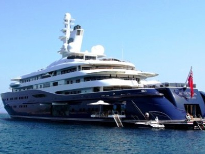 Στη Σκιάθο το πλωτό παλάτι του πρωθυπουργού του Κατάρ