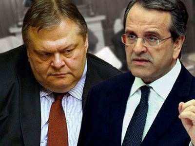 Συνάντηση Σαμαρά-Βενιζέλου στη Βουλή