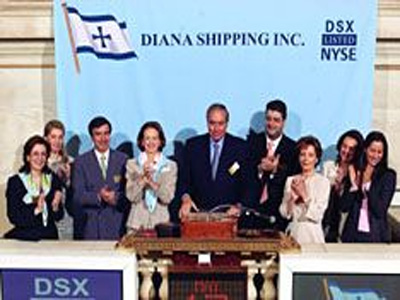 Diana Shipping: Μειωμένα κέρδη αλλά υψηλά διαθέσιμα