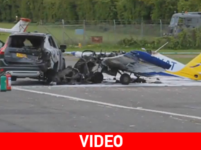 Τους ήρθε αεροσκάφος “στο κεφάλι” και σώθηκαν