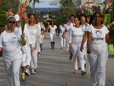 «Καταδίκη» της Κούβας για τη βία εναντίον «των γυναικών στα άσπρα»