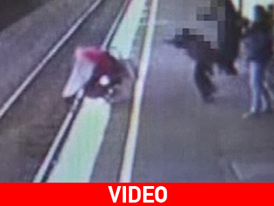 Μωρό έπεσε σε γραμμές τρένου… και σώθηκε