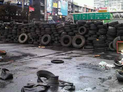 Απαγόρευση κυκλοφορίας στην Μπανγκόγκ