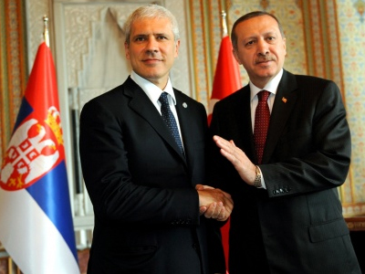 Ο Ερντογάν στο Βελιγράδι