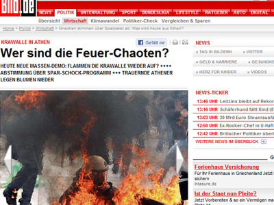 Βοά ο γερμανικός Τύπος για τις εξελίξεις στην Ελλάδα