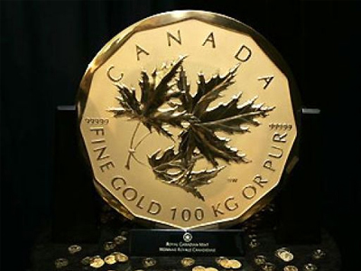 Σε δημοπρασία χρυσό νόμισμα 100 κιλών!