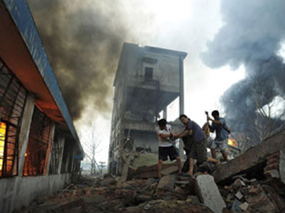 Φονική έκρηξη σε εργοστάσιο πυροτεχνημάτων