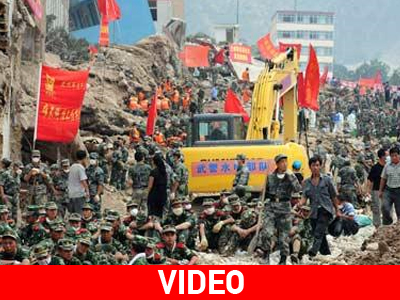 Κίνα: Ξεπερνούν τους 1.100 οι νεκροί από τις κατολισθήσεις