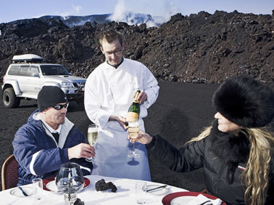 Δείπνο… στις παρυφές ηφαιστείου