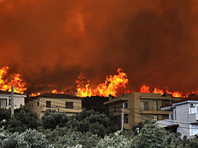 Οι πυρκαγιές της Αττικής στα διεθνή Μέσα