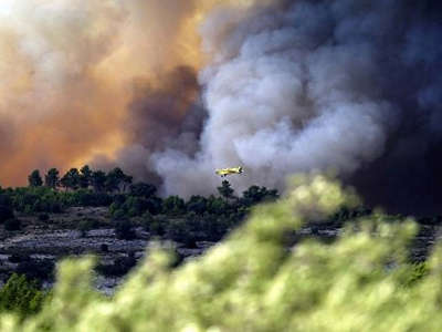 Τέσσερα πύρινα μέτωπα στην Ισπανία