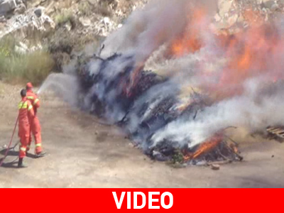 Άσκηση ετοιμότητας για τις πυρκαγιές
