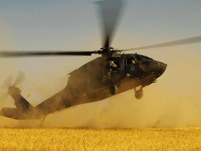 Πτώση ελικοπτέρου με δύο νεκρούς στη Βαγδάτη