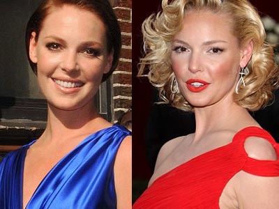 Από ξανθιά … καστανή η Katherine Heigl