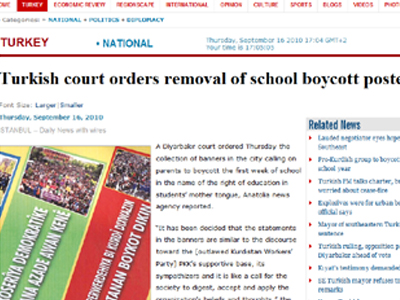 Προβληματίζει η αποχή των μαθητών κουρδικής καταγωγής