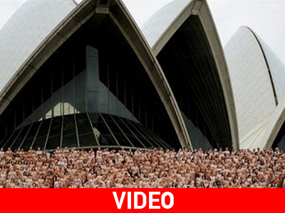 Γυμνή φωτογράφιση στην Όπερα του Sydney