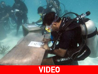 Υποβρύχιο υπουργικό συμβούλιο!