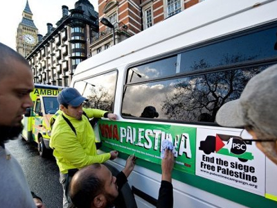 Τουρκική αυτοκινητοπομπή πάει Γάζα