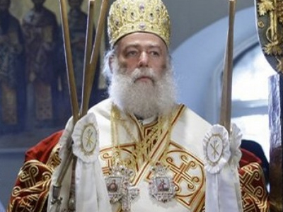 Θεία Λειτουργία στη μονή Κοιμήσεως Θεοτόκου στον Καύκασο