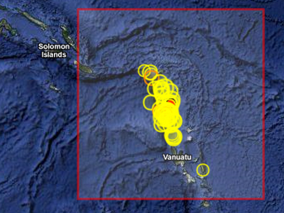 Σεισμική δόνηση 6,4 R στον Νότιο Ειρηνικό