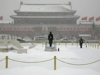 Την έσωσε το χιόνι