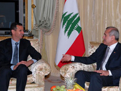 Συνάντηση Σουλεϊμάν – Ασάντ στον Λίβανο