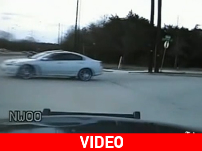 Καρέ καρέ τροχαίο περιπολικού