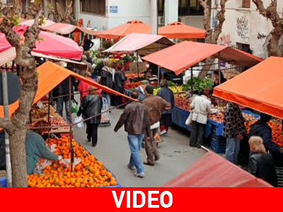 Μετρημένα ψώνια ακόμα και στις λαϊκές αγορές!