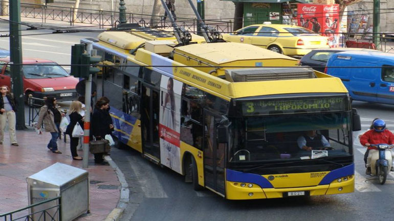 Στάση εργασίας εργαζομένων στα τρόλεϊ