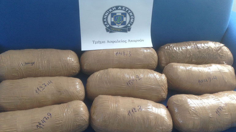 Συνελήφθη ανήλικος με 10 κιλά χασίς