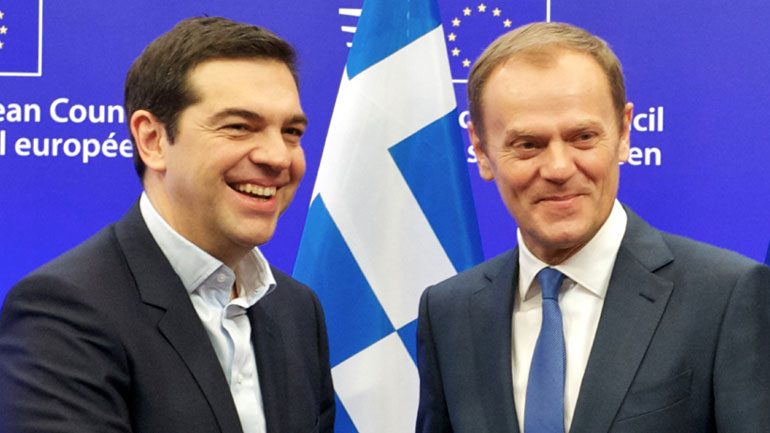 Συνάντηση Τσίπρα – Τουσκ στις Βρυξέλλες