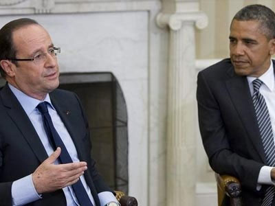 Τηλεφωνική επικοινωνία Ομπάμα – Ολάντ