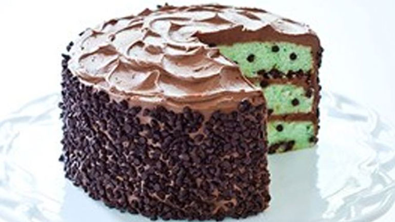 Κέικ σοκολάτας με μέντα