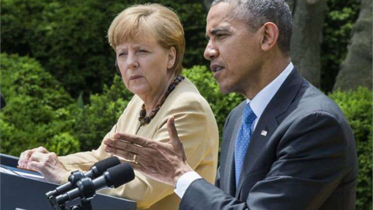 Ομπάμα – Μέρκελ: «Να διατηρηθούν οι κυρώσεις κατά της Μόσχας»