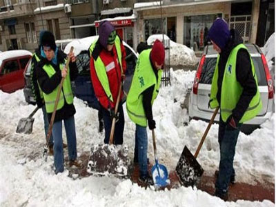 Χιονόπτωση στα Δ. Βαλκάνια