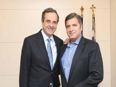 Τον Πατούλη συνεχάρη ο Σαμαράς