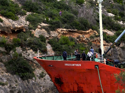 Ζάκυνθος: Μεγάλο φορτίο τσιγάρων στα αμπάρια του «Amaranthus»